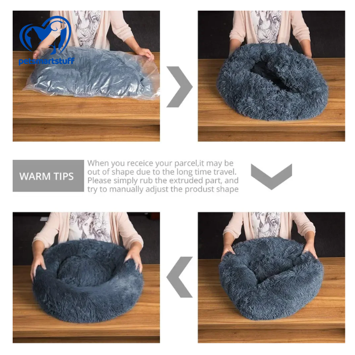 CalmCozy Pet Bed