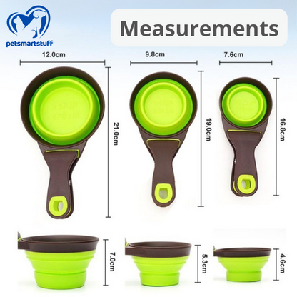 Silicone measuring spoon